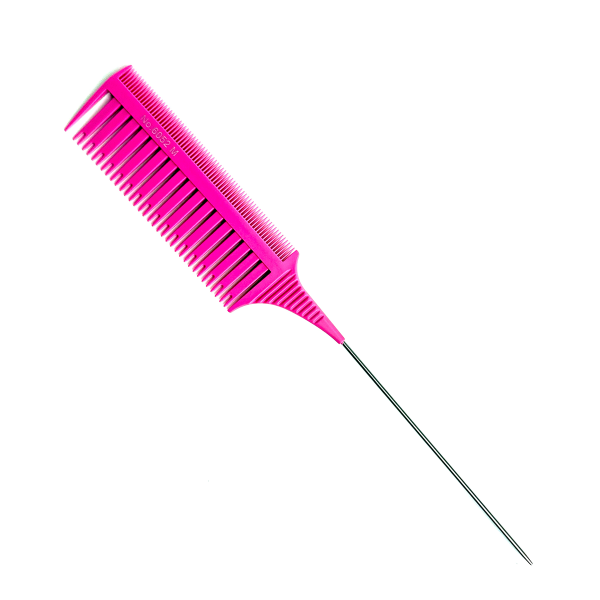 Двосторонній гребінець для мікромелірування М, рожевий