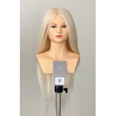 Манекен-голова жіноча YY Hair OMC SW06 55 см ультраблонд