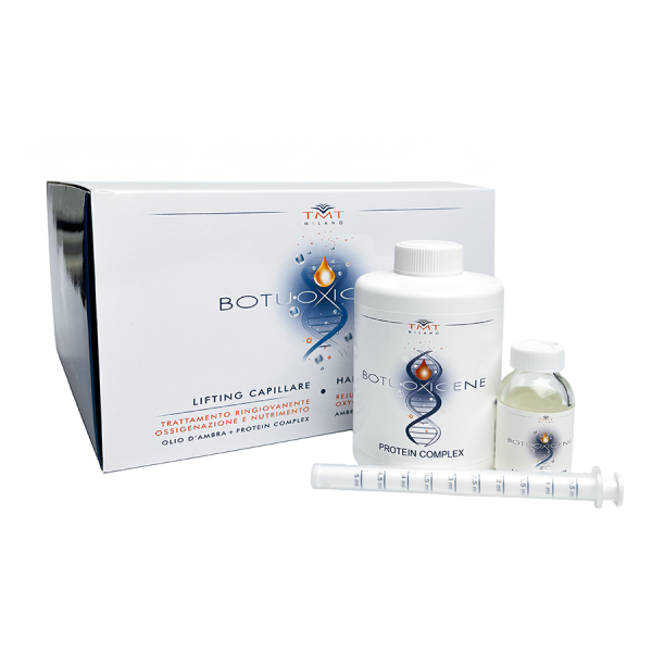 Профессиональный набор BOTUOXIGENE холодный ботокс для волос. Протеиновый комплекс 150 мл + флюид 12*20 мл