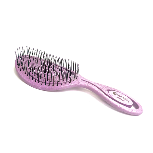 Щетка массажная Hairway Eco спиральная розовая