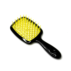 Щітка для волосся Hollow Comb (чорно-жовта)