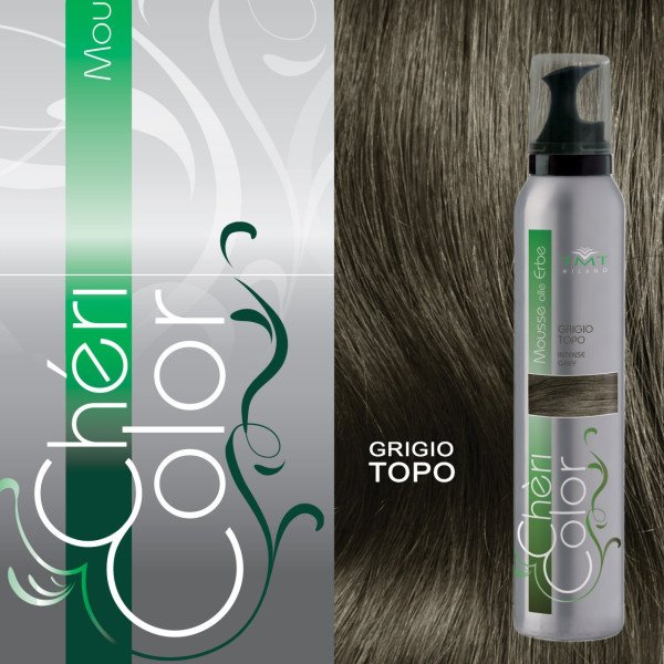 Тонуючий мус CHERI COLOR (інтенсивний сірий,  intense gray) 200 мл